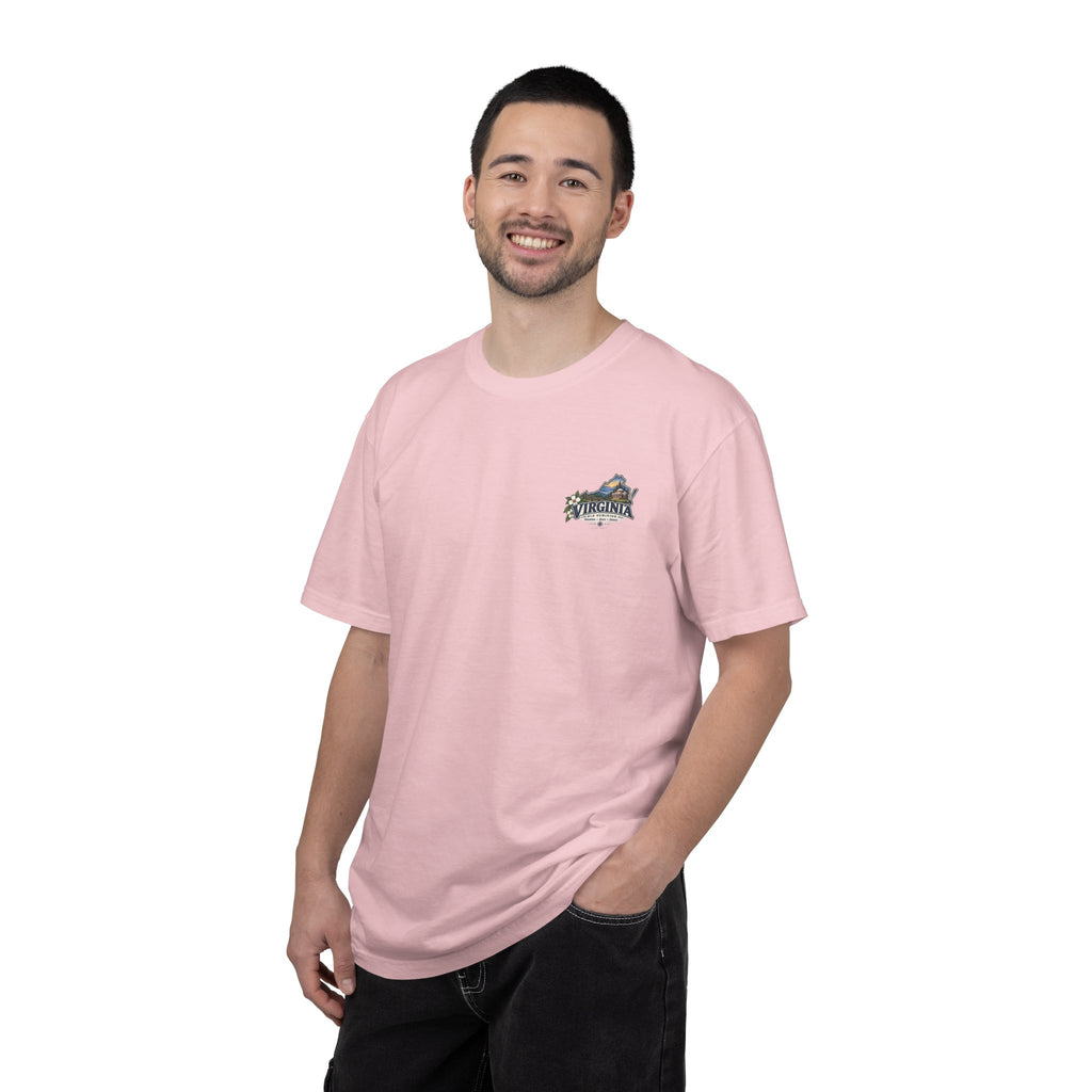 Virginia Scenic T-Shirt — Retro State Pride Design