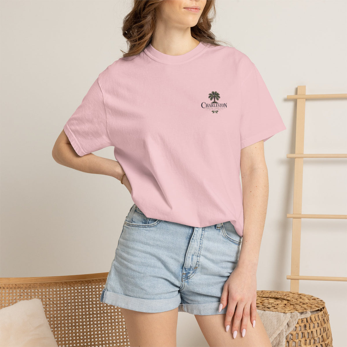 Charleston Lowcountry Graphic T-Shirt — Historic Waterfront Souvenir