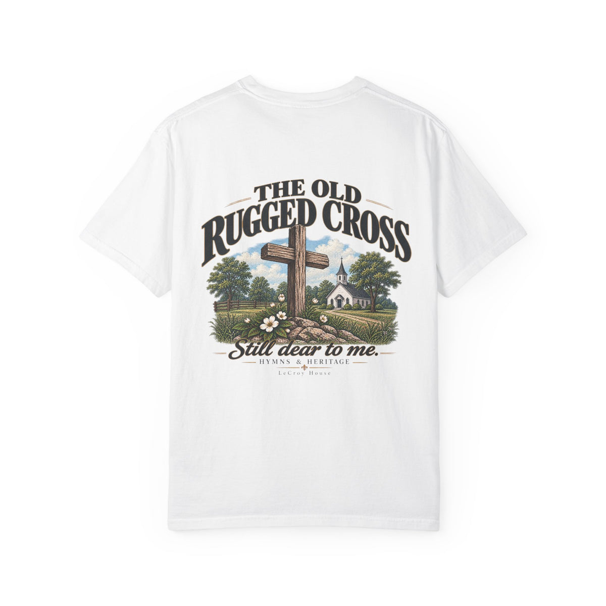 The Old Rugged Cross T-shirt — Christian Cross Graphic Tee