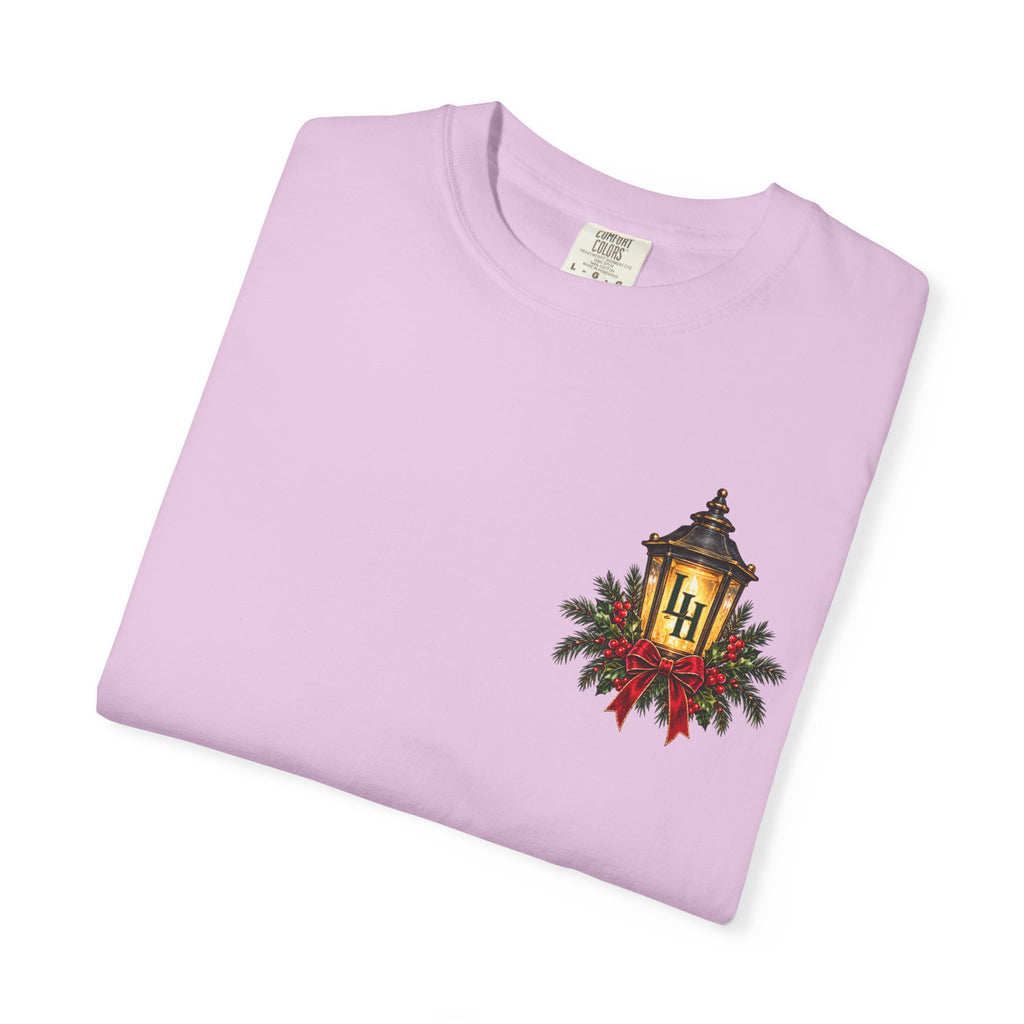 Christmas Porch Lantern T-Shirt — "Santa, We Left the Porch Light On" Holiday Tee