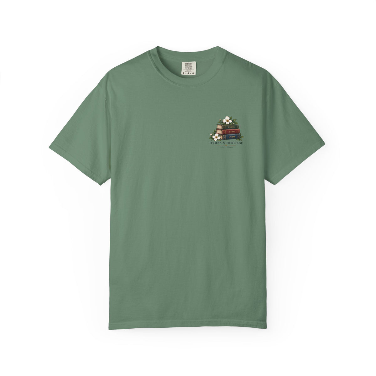 The Old Hymns T-Shirt — Vintage Hymnal Stack Christian Music Tee