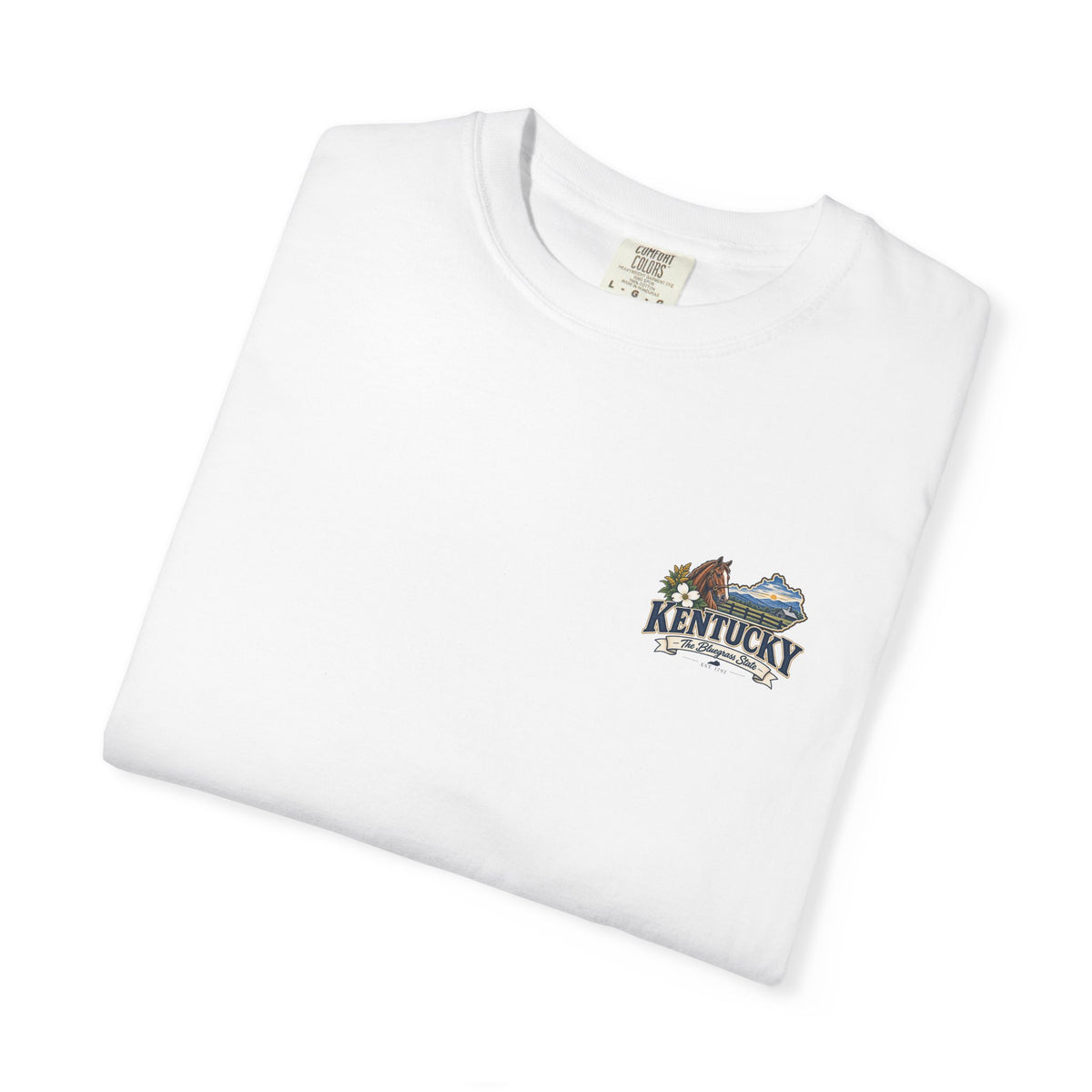 Kentucky Scenic Horseback T-Shirt — The Bluegrass State Graphic Tee