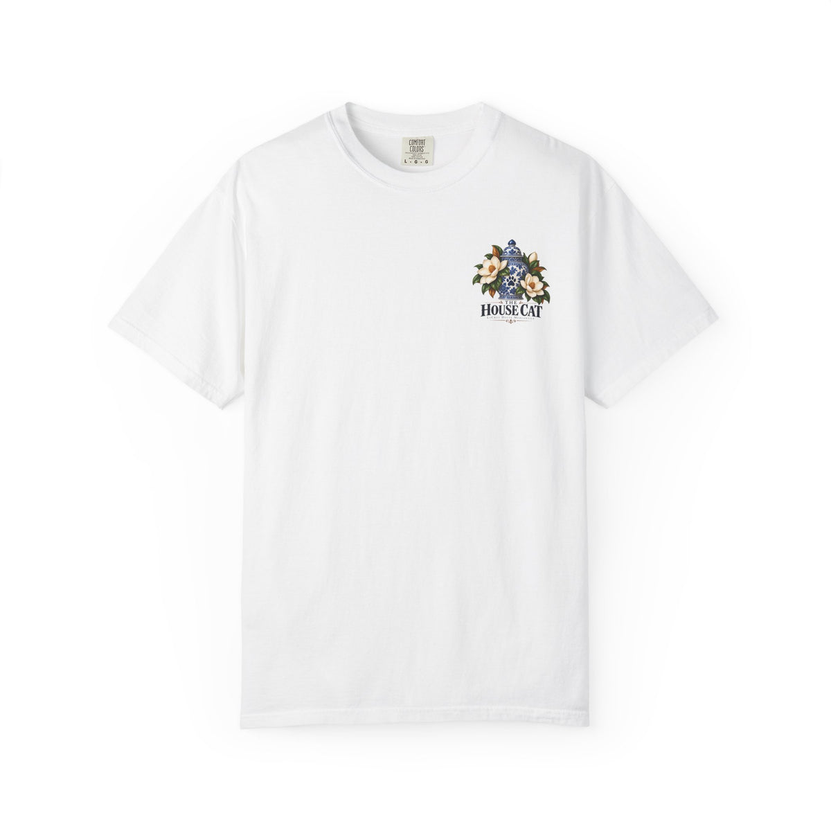 T-Shirt — Cozy Cat Lounge Graphic ("House Cat")