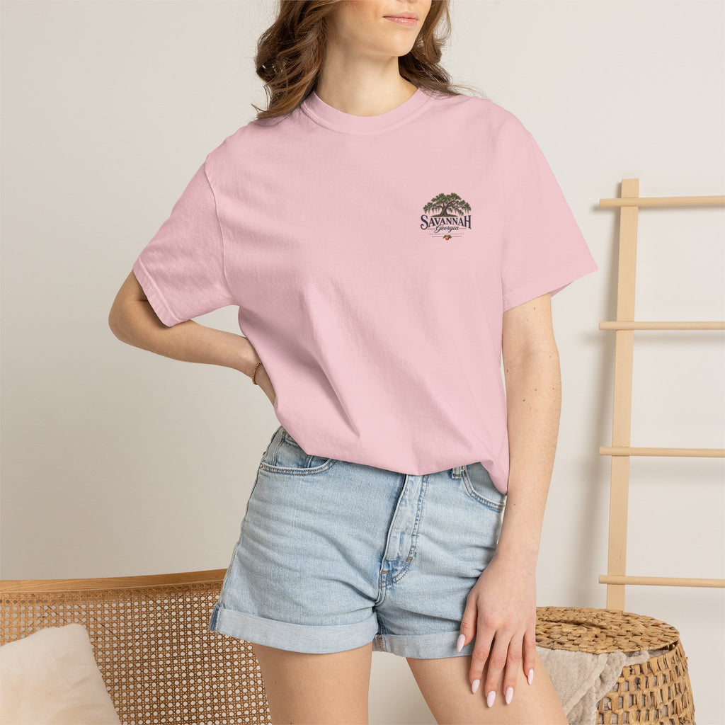 Savannah Georgia Scenic T-Shirt — Riverfront Ogeechee Park Design