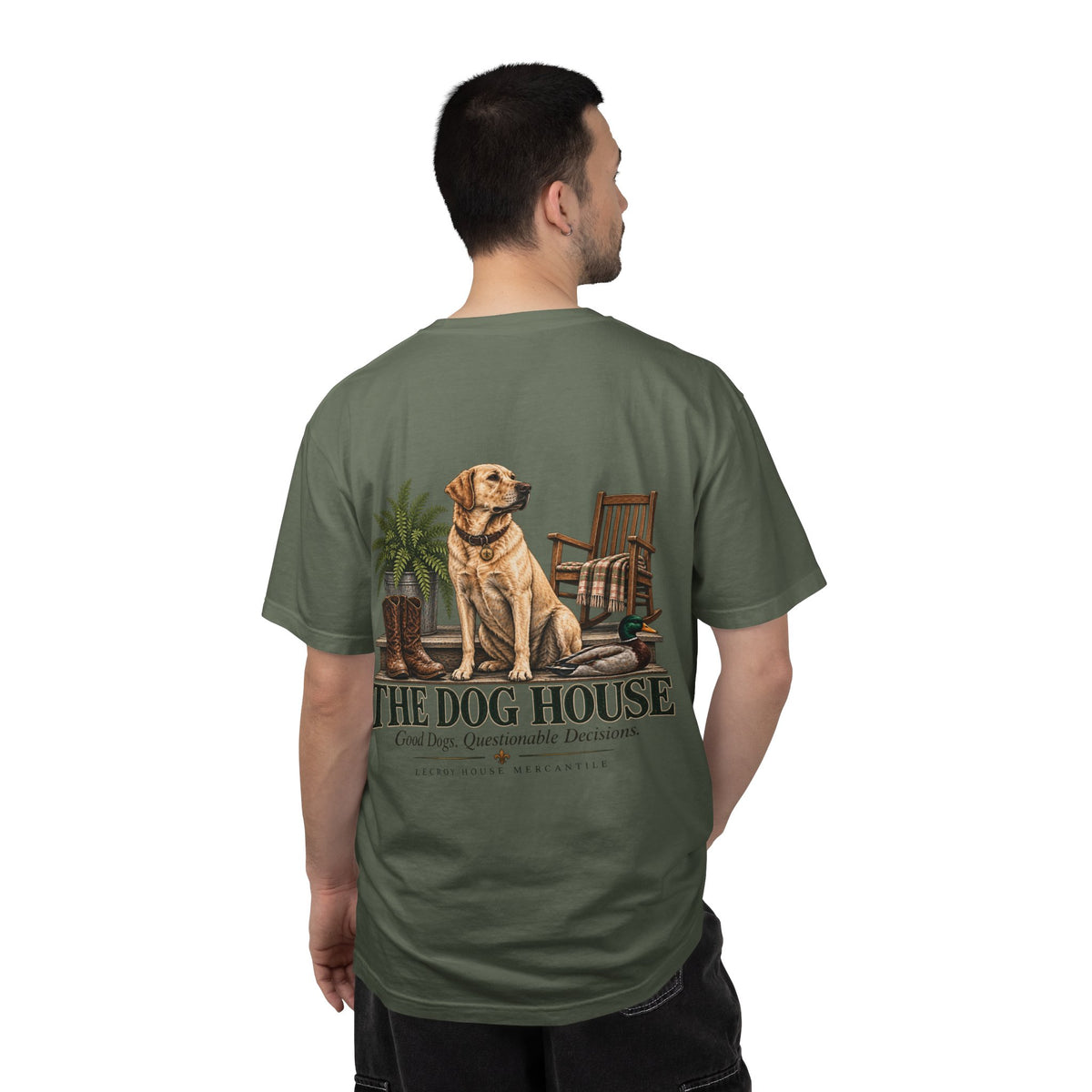 Dog House Graphic T-Shirt — 'The Dog House' Labrador Design