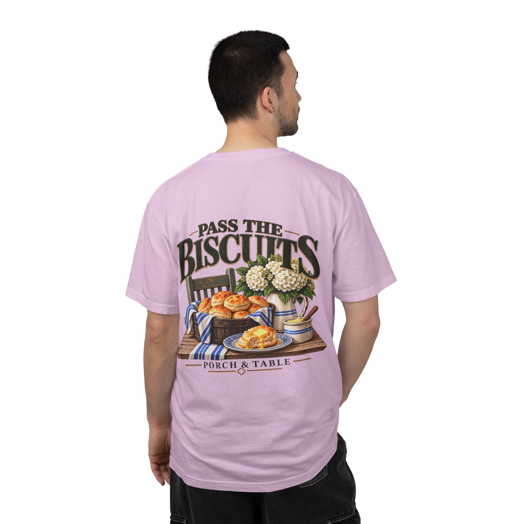 Pass the Biscuits T-Shirt — Porch & Table Southern Comfort Graphic Tee
