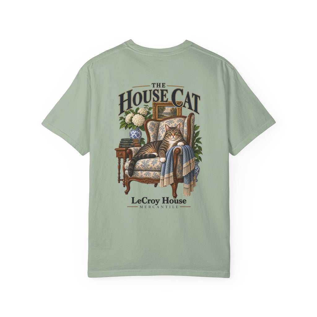House Cat T-Shirt — "The House Cat" Vintage Cat Illustration (LeCroy House)