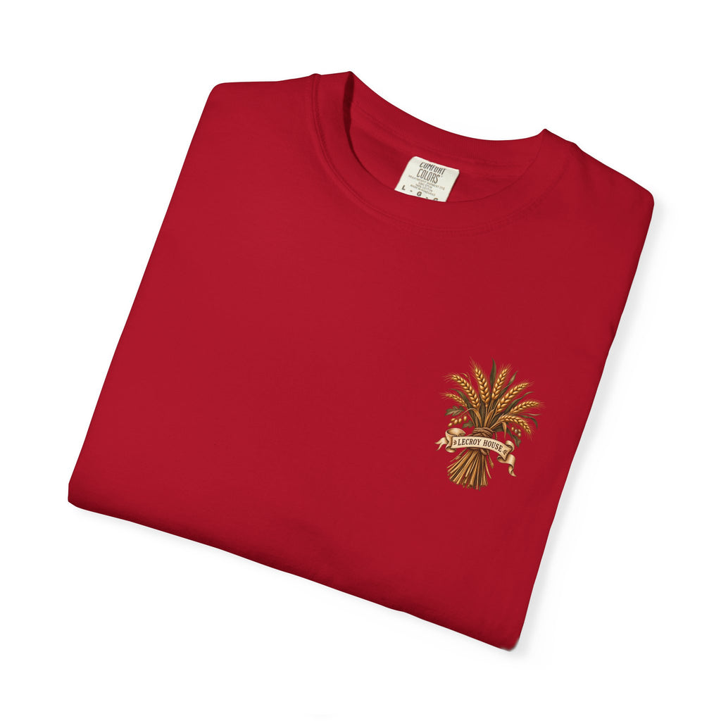 Autumn Harvest T-Shirt — Thanksgiving Rustic Table Fall Pumpkin Graphic