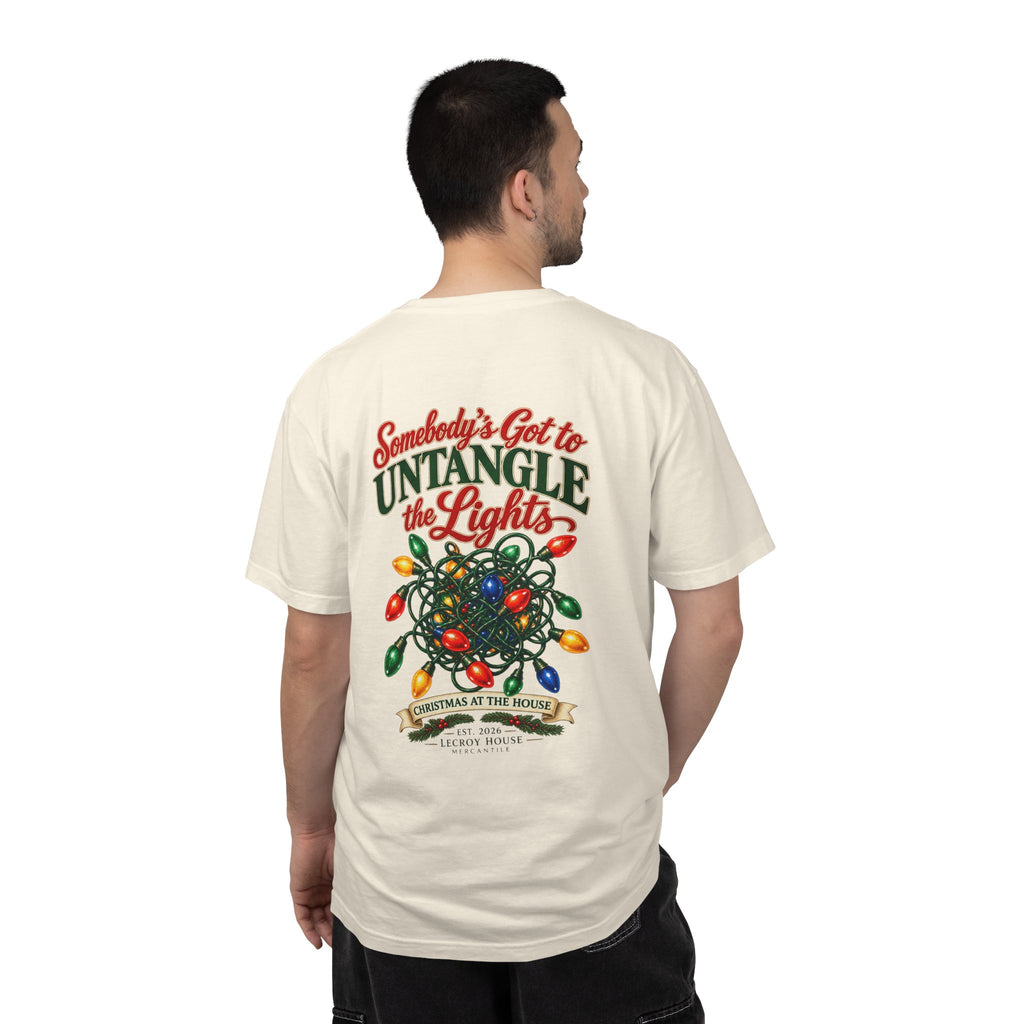 Somebody's Got to Untangle the Lights Christmas T-Shirt