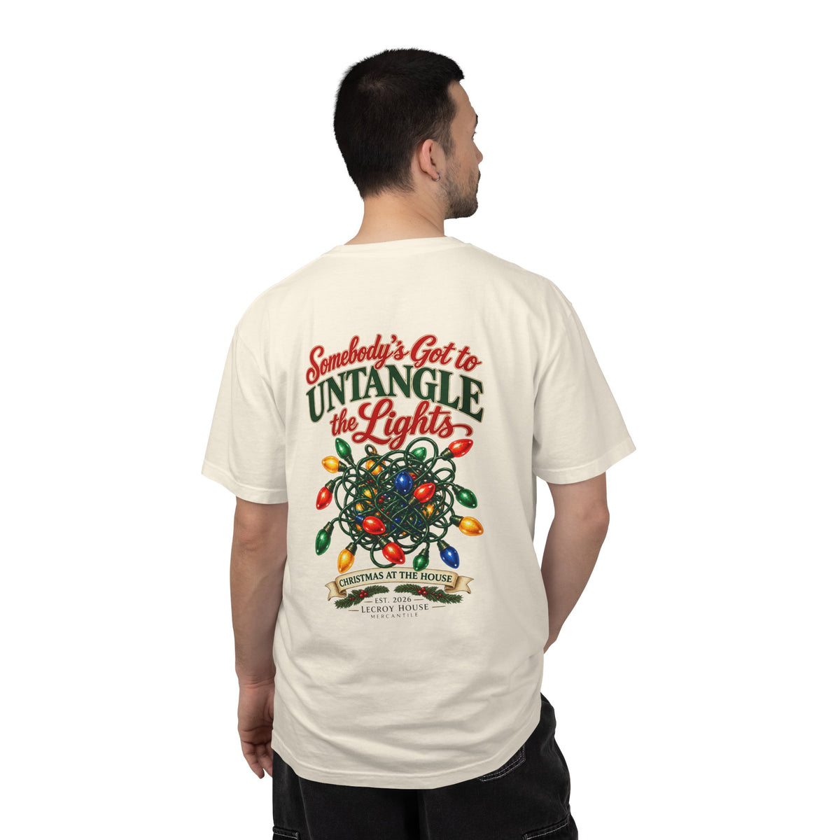 Somebody's Got to Untangle the Lights Christmas T-Shirt