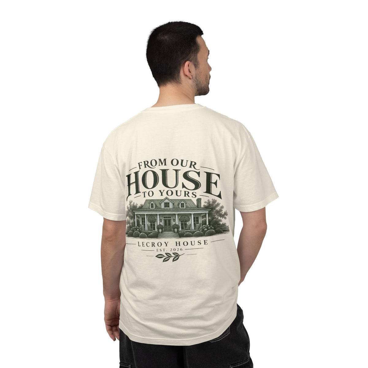 House Portrait T‑Shirt — "From Our House to Yours" Graphic Tee