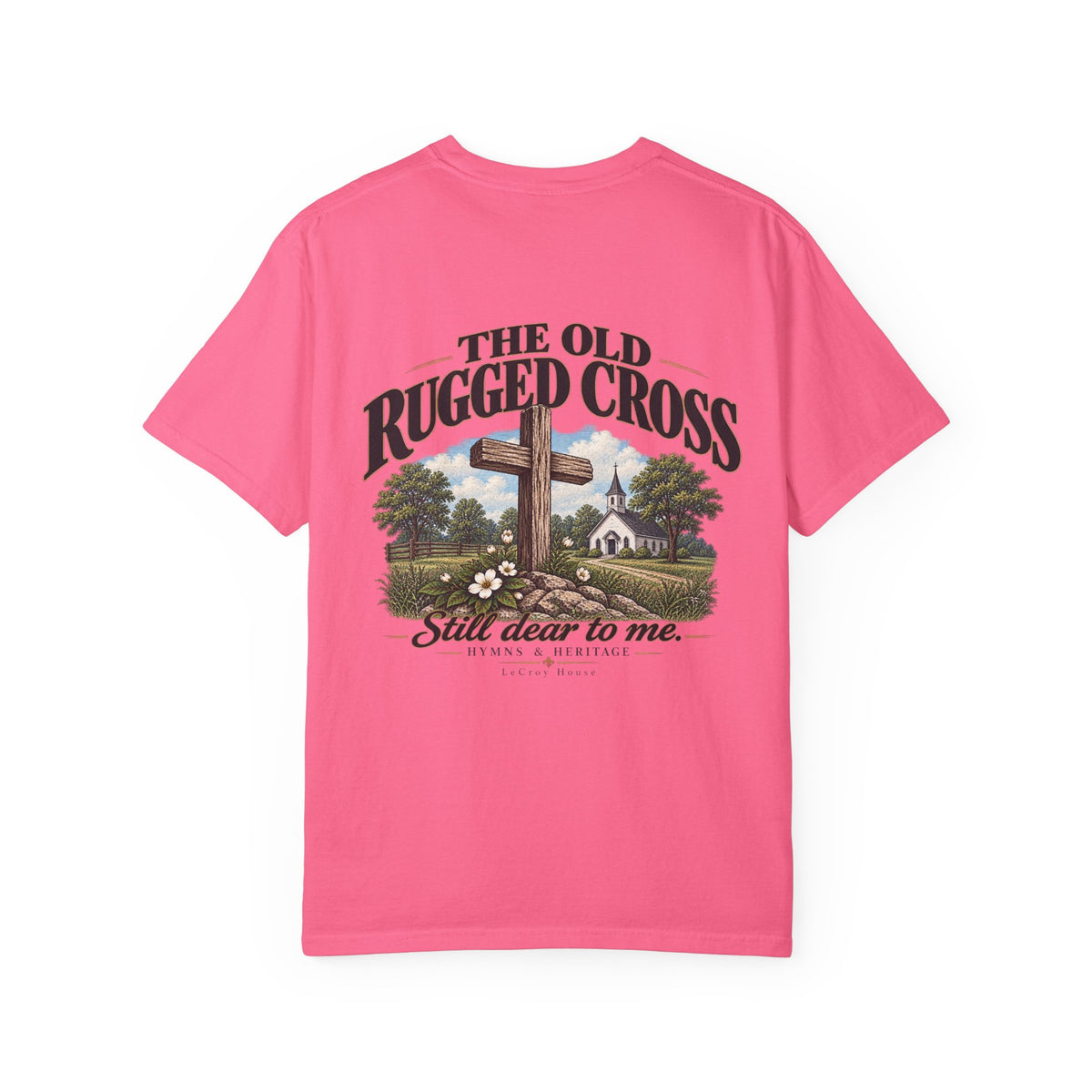 The Old Rugged Cross T-shirt — Christian Cross Graphic Tee