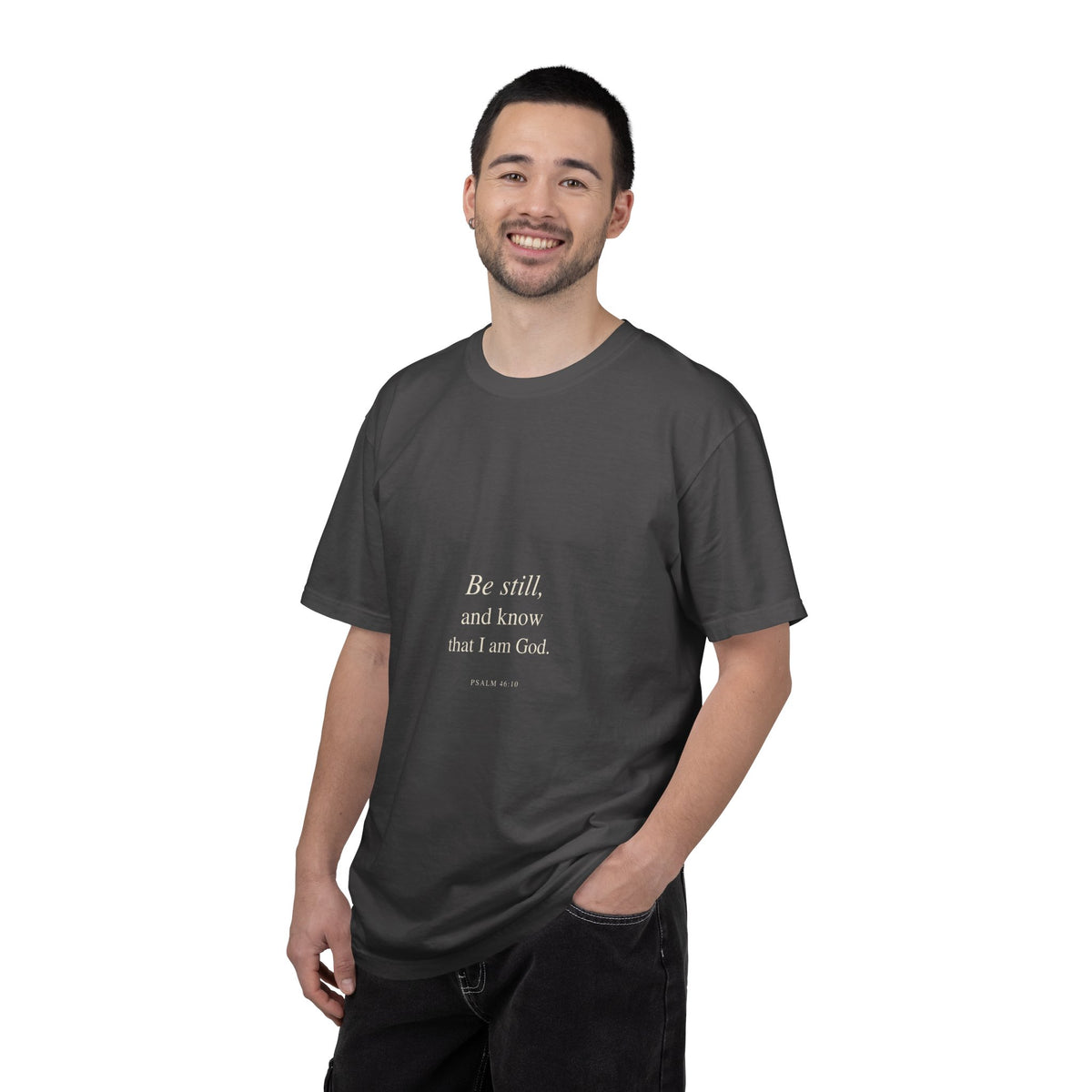 Classic White T-Shirt — Soft Garment-Dyed Crew Tee