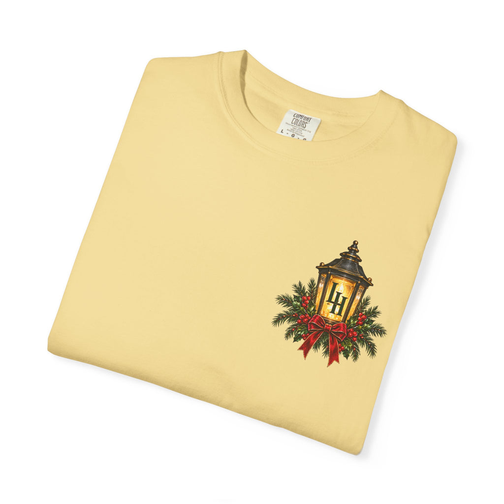 Christmas Porch Lantern T-Shirt — "Santa, We Left the Porch Light On" Holiday Tee