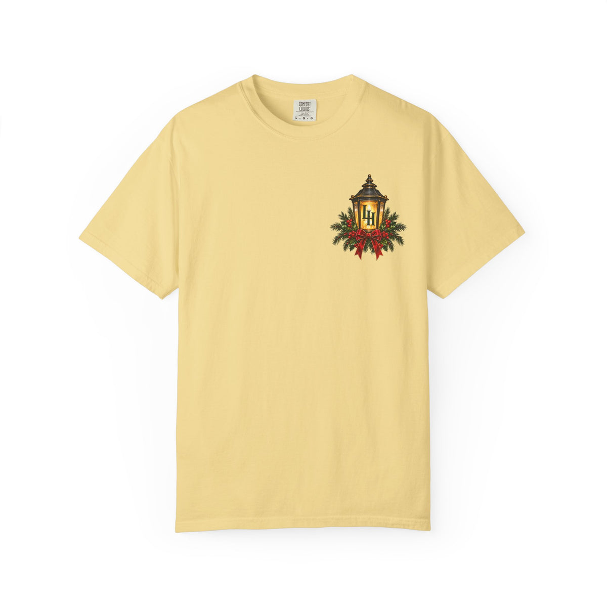 Christmas Porch Lantern T-Shirt — "Santa, We Left the Porch Light On" Holiday Tee