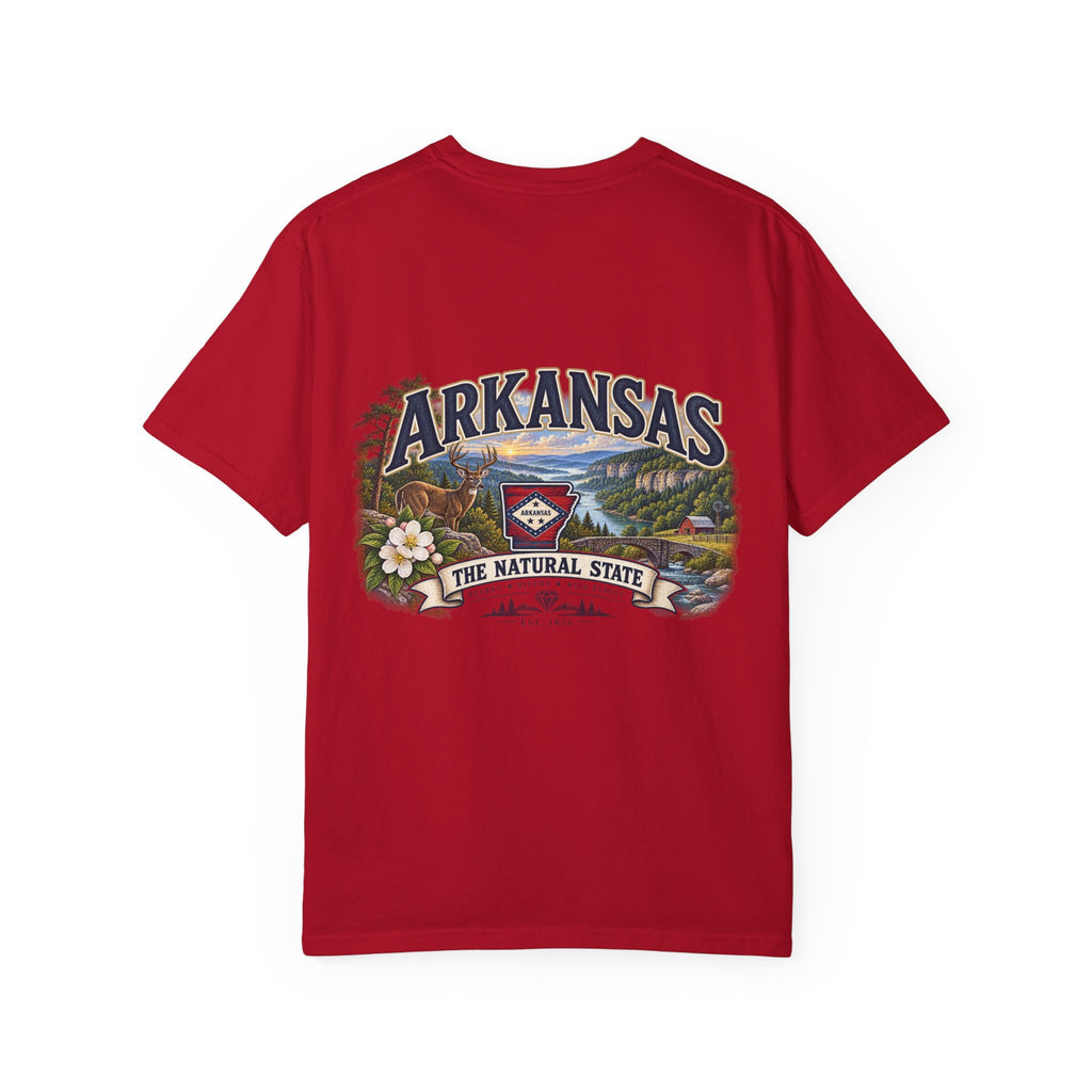 Arkansas The Natural State T-Shirt — Scenic State Pride Tee