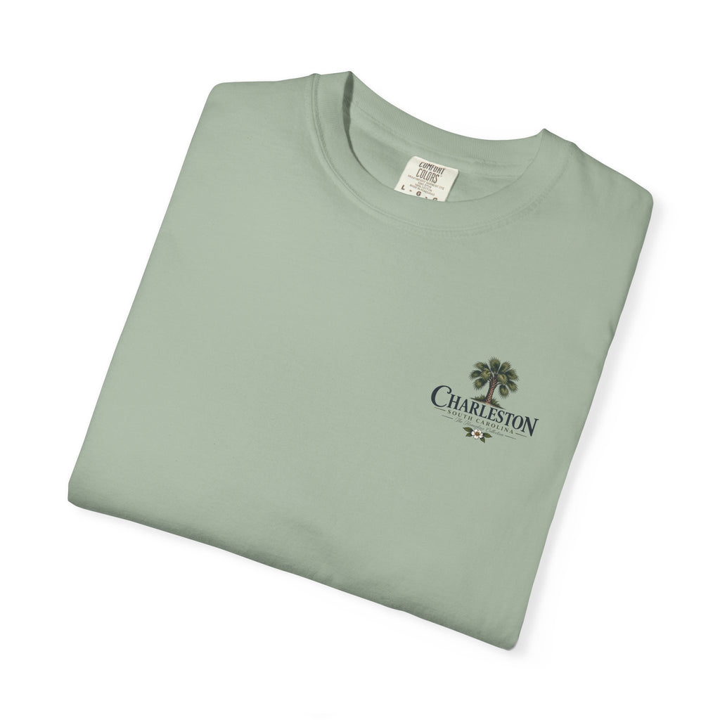 Charleston Lowcountry Graphic T-Shirt — Historic Waterfront Souvenir