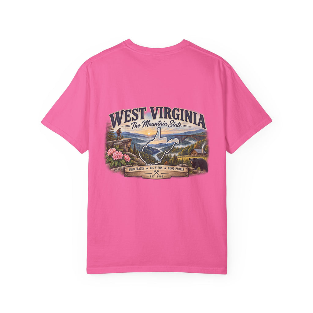 West Virginia Mountain State T-Shirt — Scenic State Pride Tee