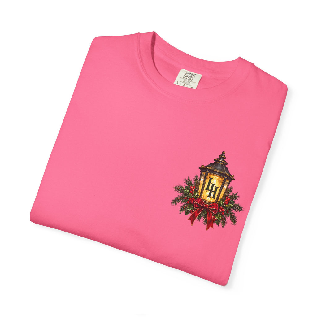 Christmas Porch Lantern T-Shirt — "Santa, We Left the Porch Light On" Holiday Tee