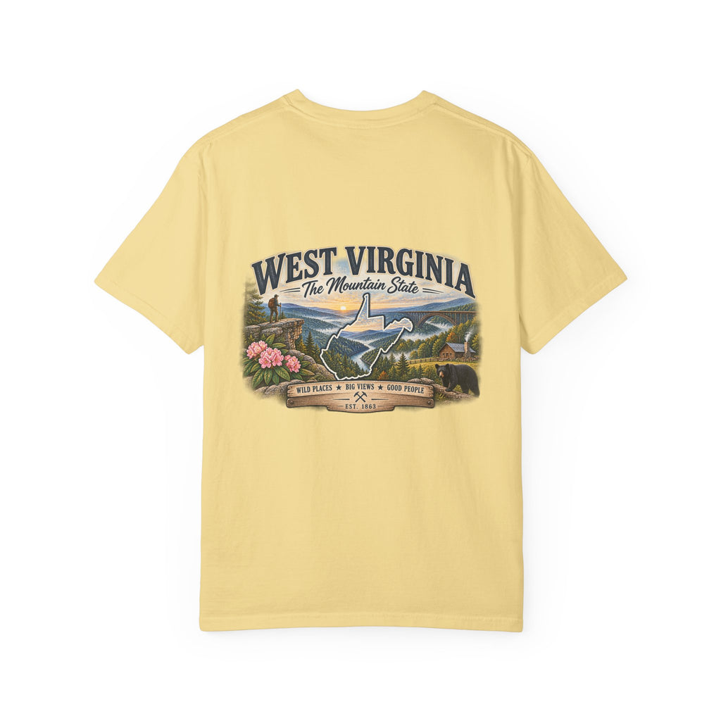 West Virginia Mountain State T-Shirt — Scenic State Pride Tee