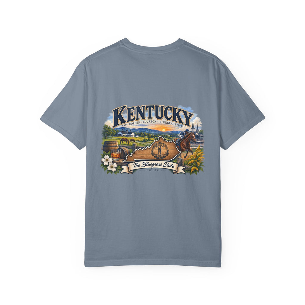 Kentucky Scenic Horseback T-Shirt — The Bluegrass State Graphic Tee