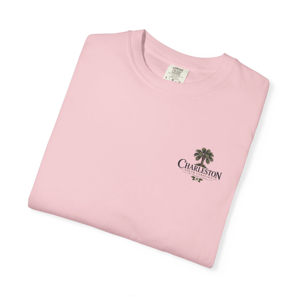Charleston Lowcountry Graphic T-Shirt — Historic Waterfront Souvenir