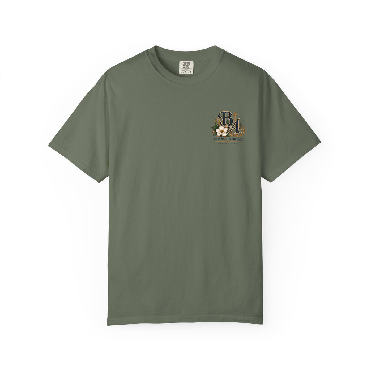Blessed Assurance T-Shirt — "Jesus Is Mine" Floral Christian Tee