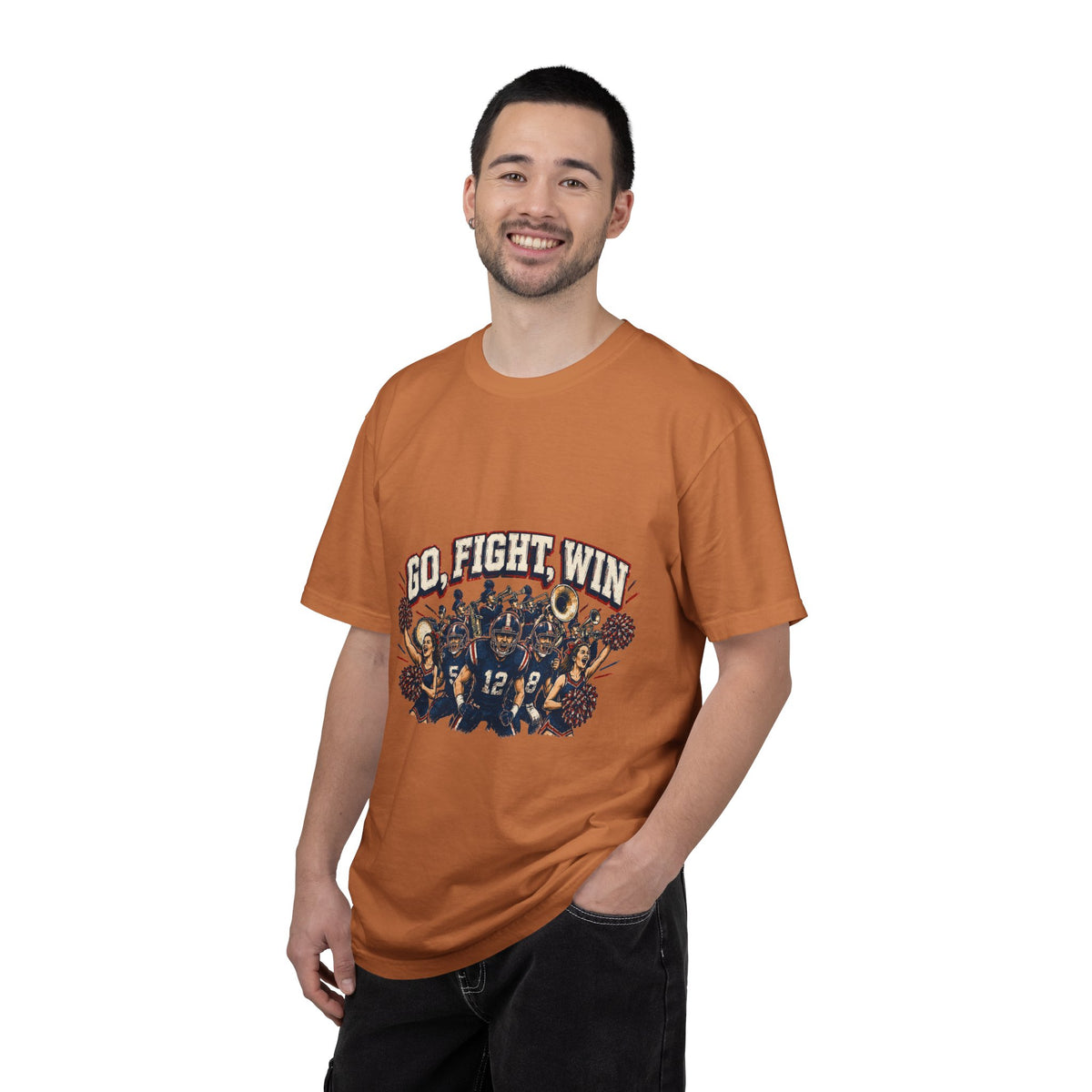 Go Fight Win Football Team T-Shirt