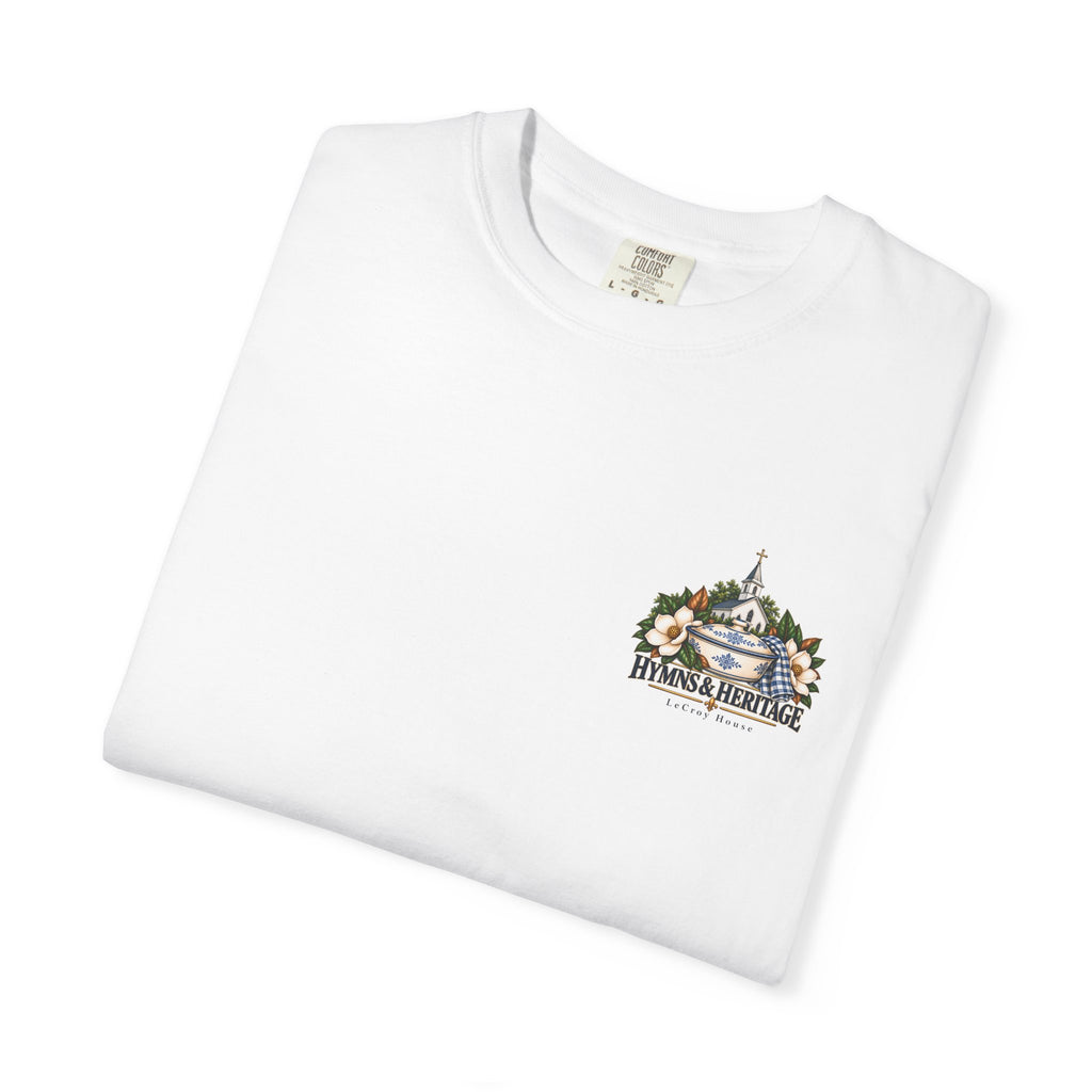 Dinner on the Grounds T-Shirt — Hymns & Heritage Southern Church Festival Tee