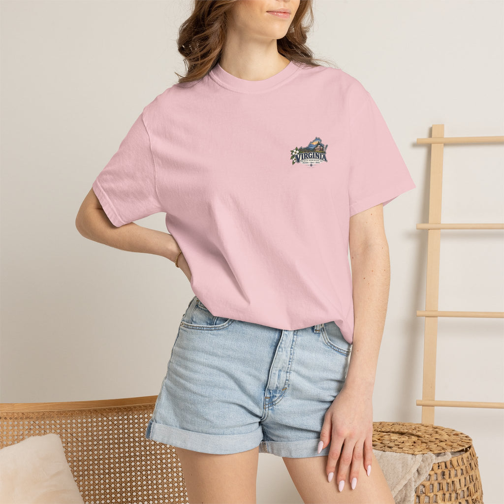 Virginia Scenic T-Shirt — Retro State Pride Design