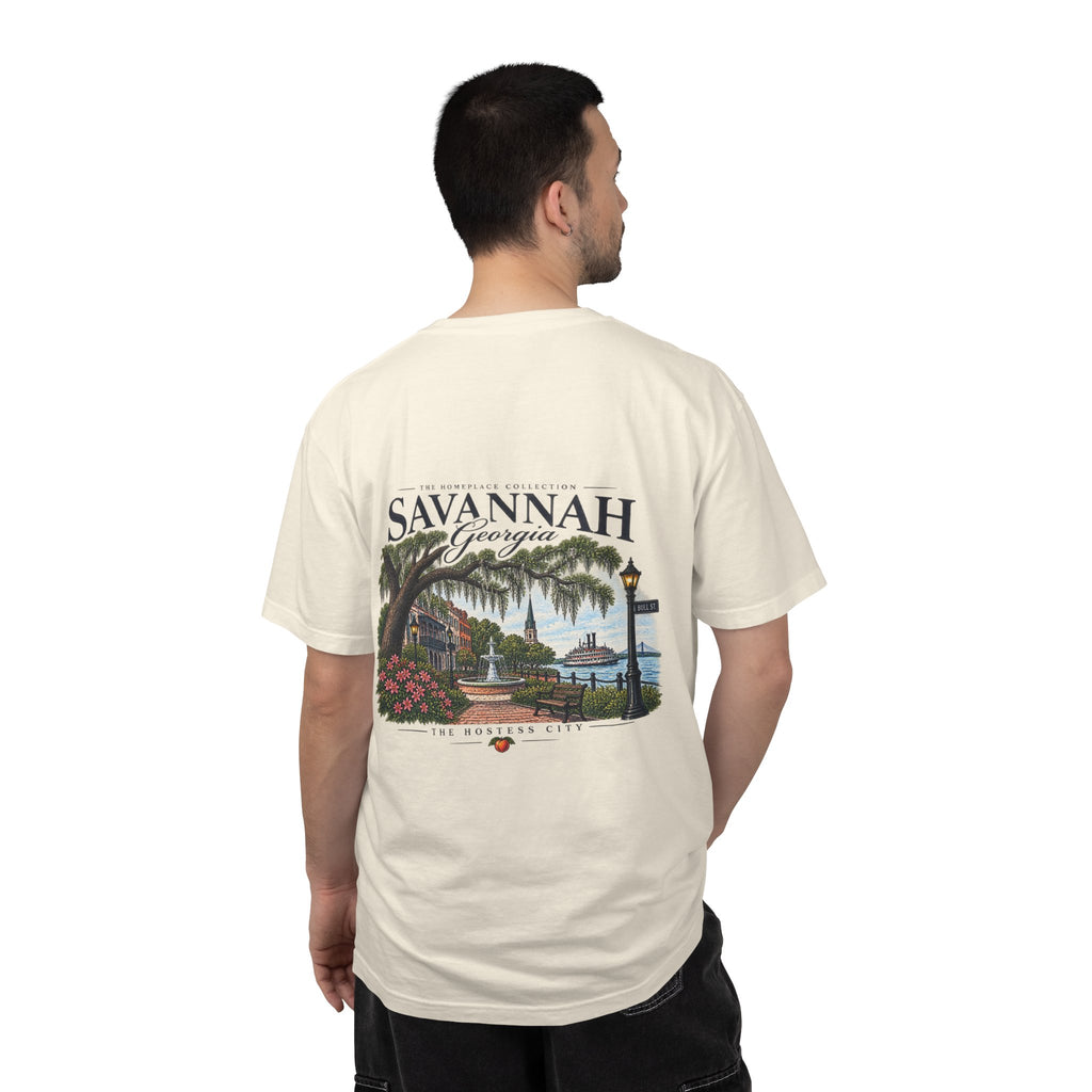 Savannah Georgia Scenic T-Shirt — Riverfront Ogeechee Park Design