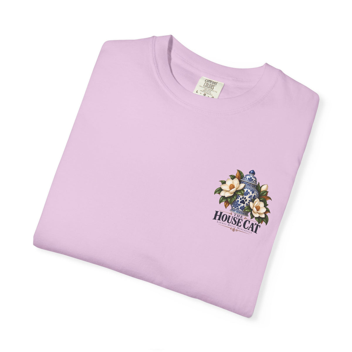 T-Shirt — Cozy Cat Lounge Graphic ("House Cat")