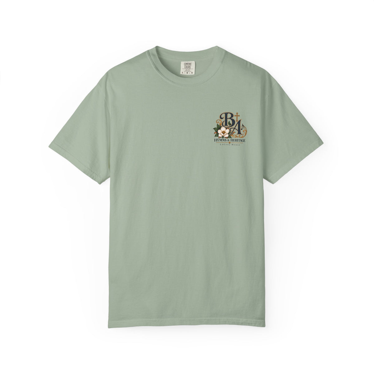 Blessed Assurance T-Shirt — "Jesus Is Mine" Floral Christian Tee