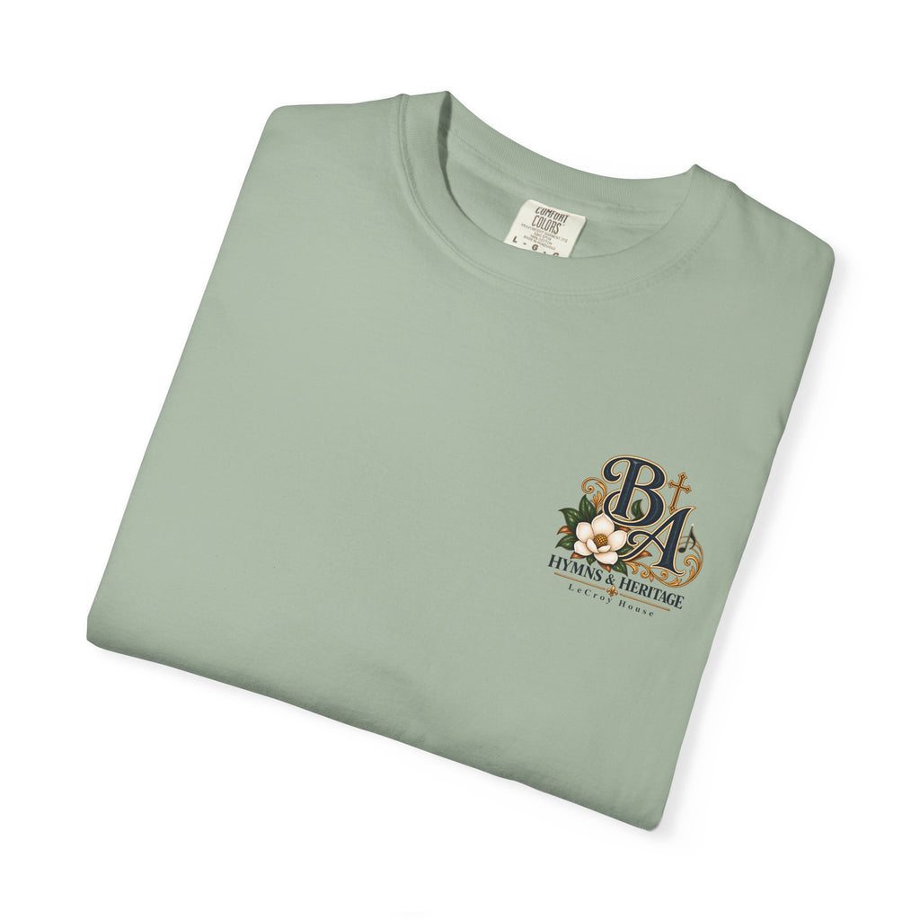 Blessed Assurance T-Shirt — "Jesus Is Mine" Floral Christian Tee