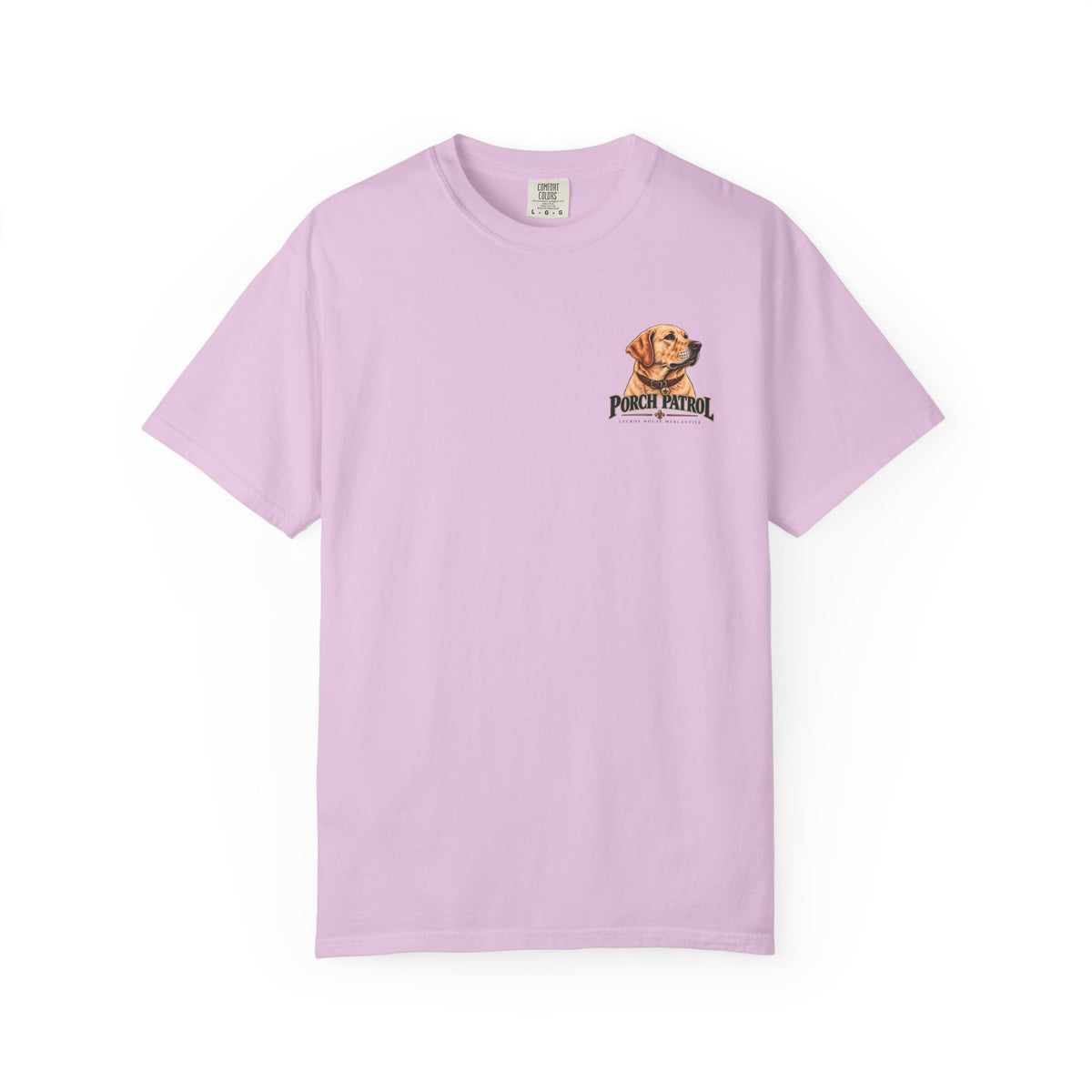 Porch Patrol Dog T-Shirt – Vintage Labrador Graphic Tee