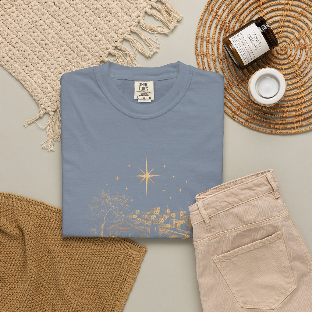 Small Town, Great Joy T‑Shirt — Vintage Christmas Holiday Tee
