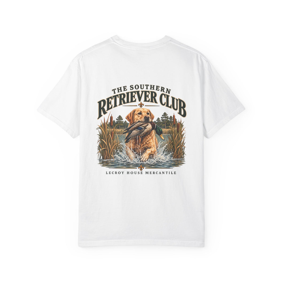 Retriever Club T-Shirt – 'The Southern Retriever Club' Hunting Dog Graphic Tee