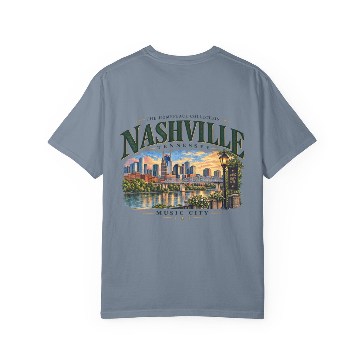 Nashville Skyline T-Shirt — Music City Souvenir Tee
