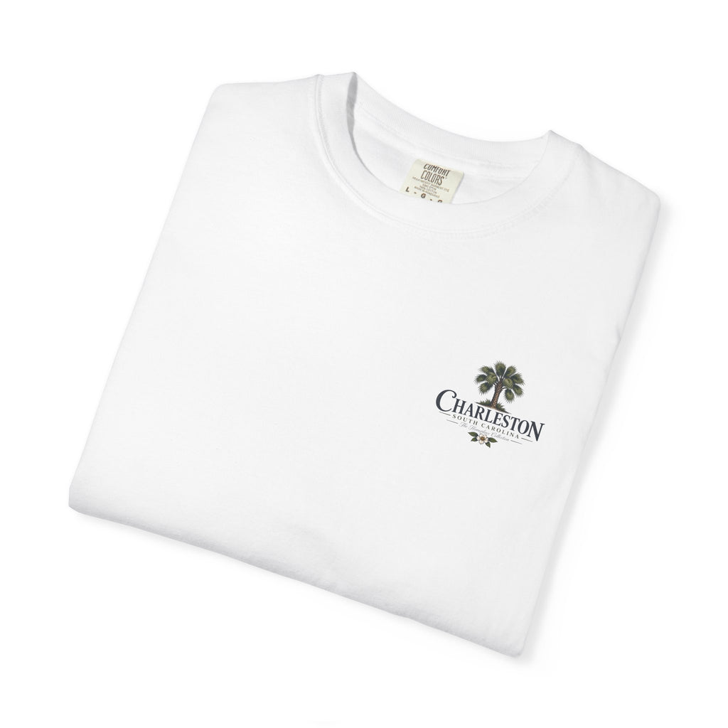 Charleston Lowcountry Graphic T-Shirt — Historic Waterfront Souvenir