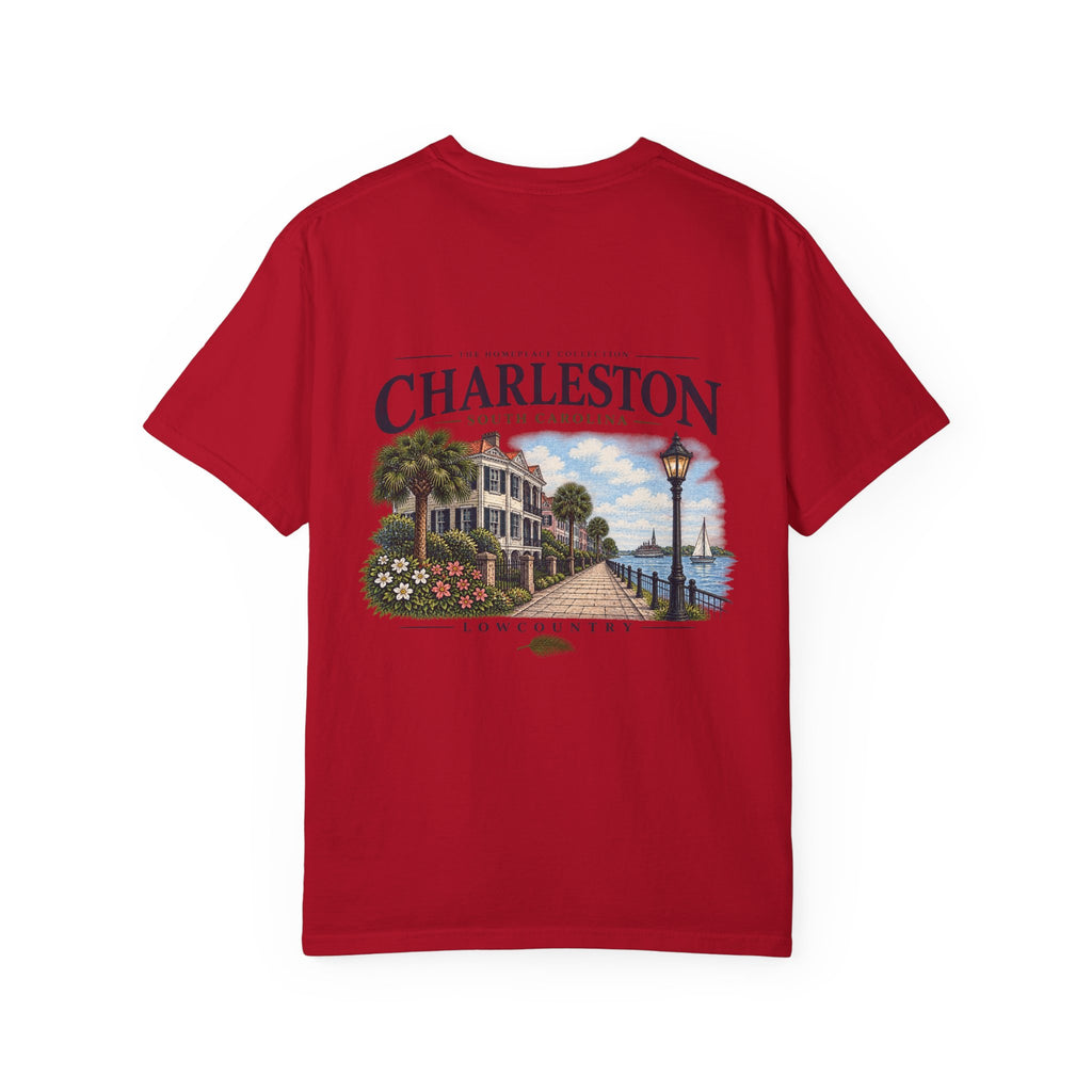Charleston Lowcountry Graphic T-Shirt — Historic Waterfront Souvenir