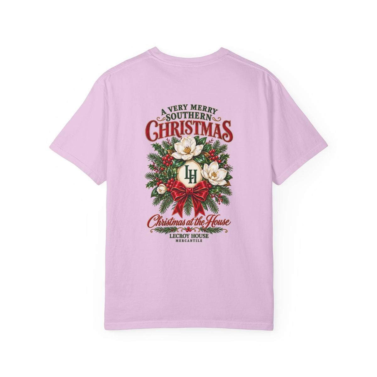 Christmas Magnolia T-Shirt — “A Very Merry Southern Christmas” Holiday Tee