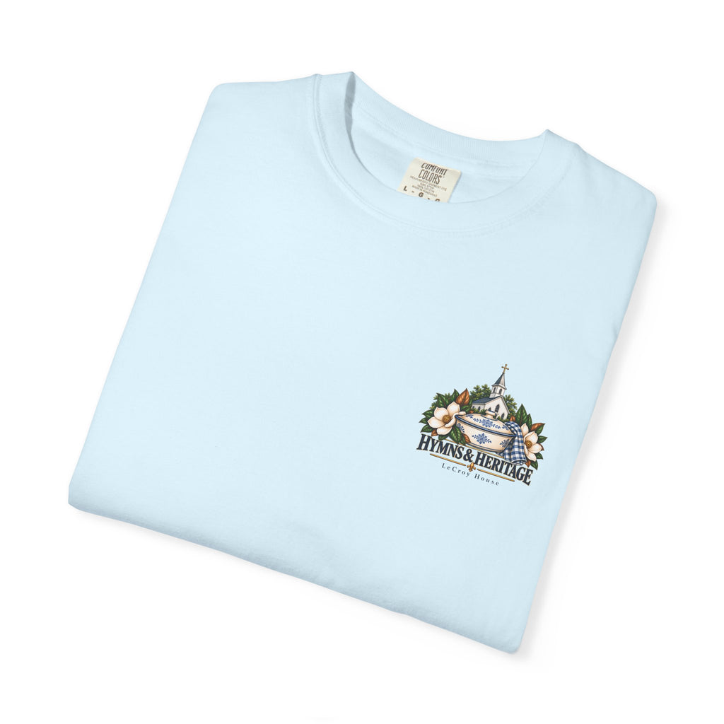 Dinner on the Grounds T-Shirt — Hymns & Heritage Southern Church Festival Tee