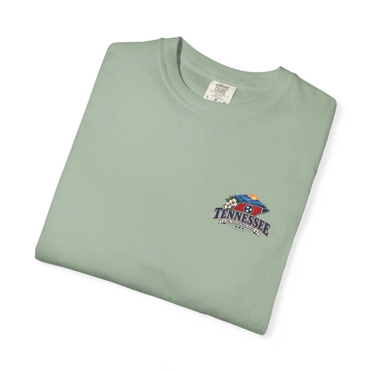 Tennessee Scenic T-Shirt — "Tennessee The Volunteer State" Vintage Travel Tee