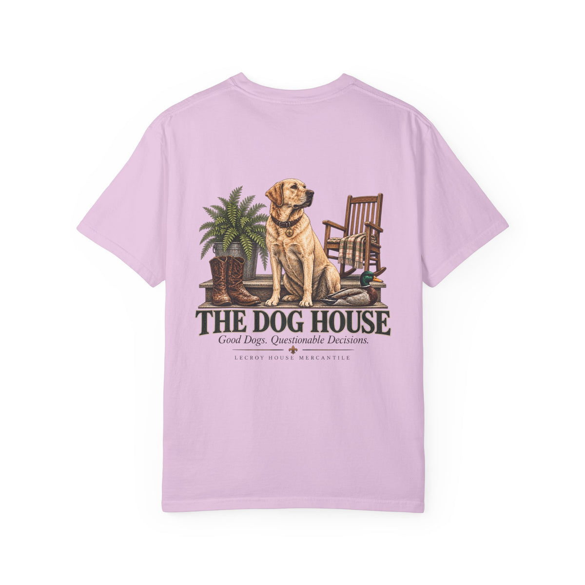Dog House Graphic T-Shirt — 'The Dog House' Labrador Design
