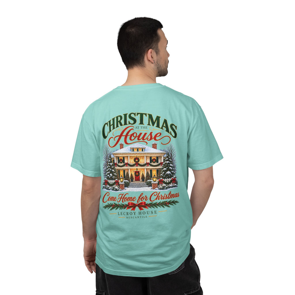 Christmas at the House T-Shirt — “Come Home for Christmas” Holiday Tee
