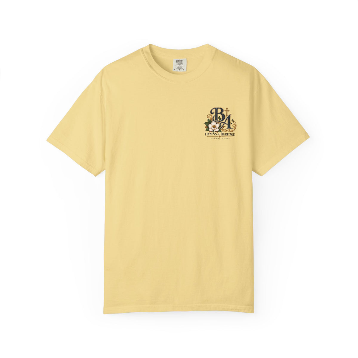 Blessed Assurance T-Shirt — "Jesus Is Mine" Floral Christian Tee