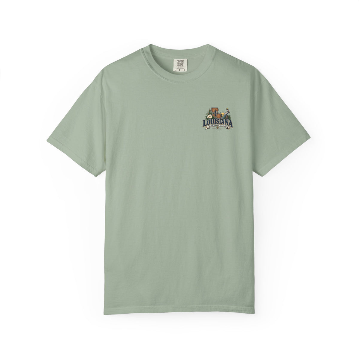 Louisiana Scenic T‑Shirt — State Souvenir Tee (Bayou, Jazz & Cajun Design)
