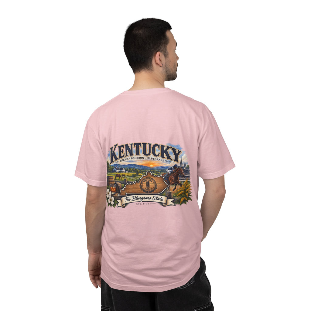 Kentucky Scenic Horseback T-Shirt — The Bluegrass State Graphic Tee