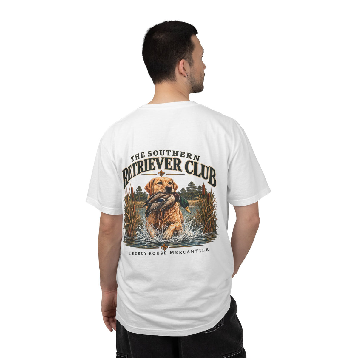 Retriever Club T-Shirt – 'The Southern Retriever Club' Hunting Dog Graphic Tee