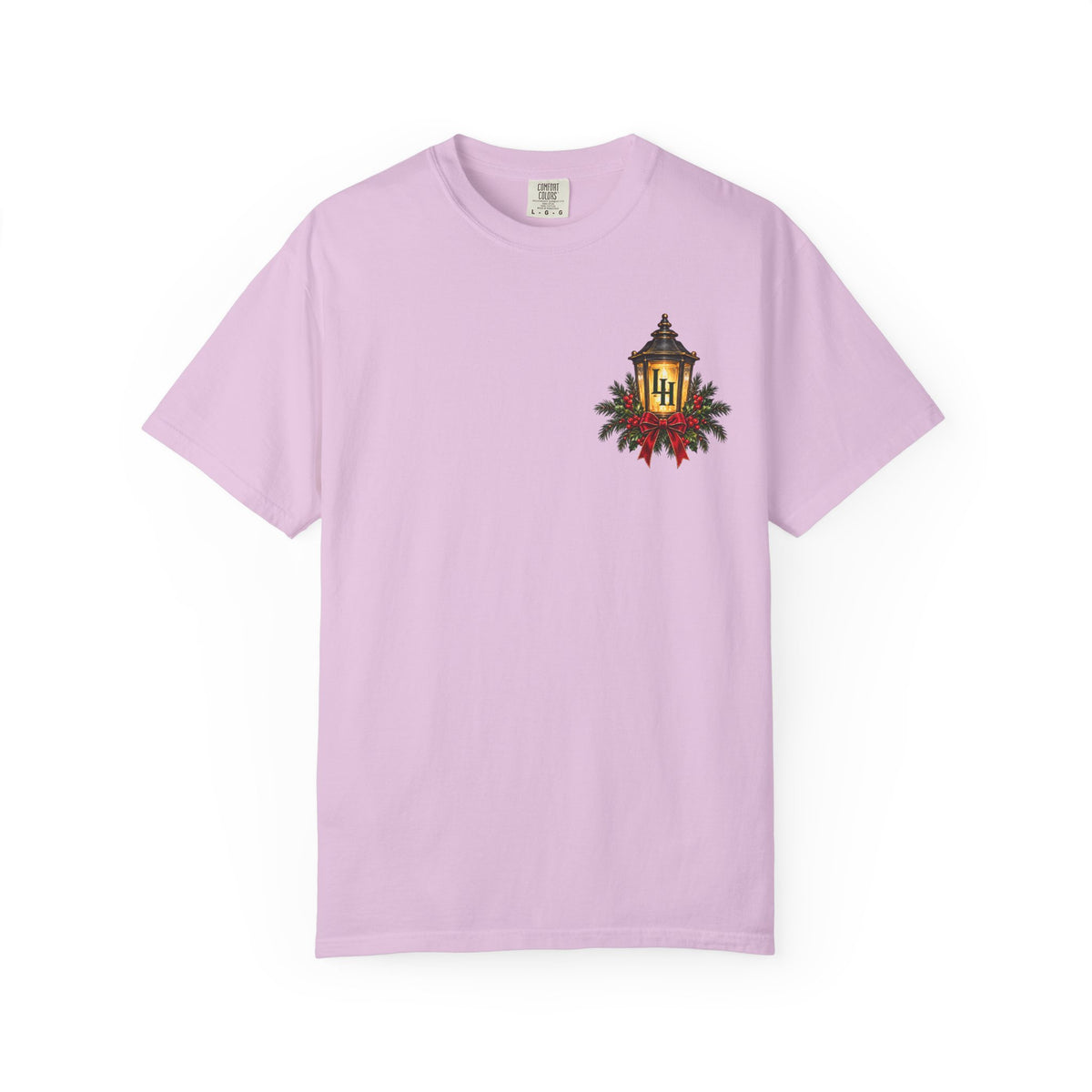 Christmas Porch Lantern T-Shirt — "Santa, We Left the Porch Light On" Holiday Tee